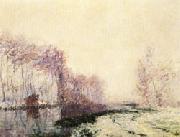 Gustave Loiseau The Eure River in Winter Spain oil painting artist